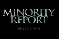 Minority Report - Everybody Runs Title Screen